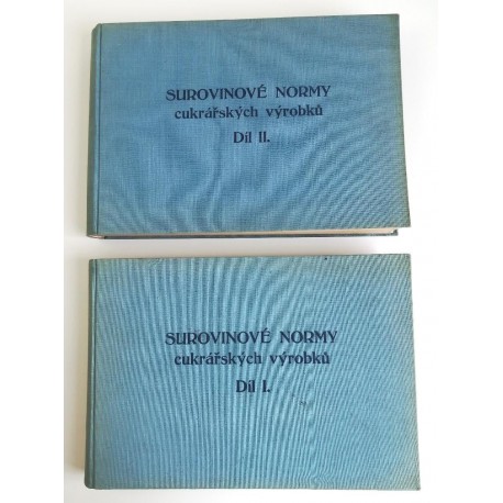 SUROVINOVÉ NORMY CUKRÁŘSKÝCH VÝROBKŮ I A II